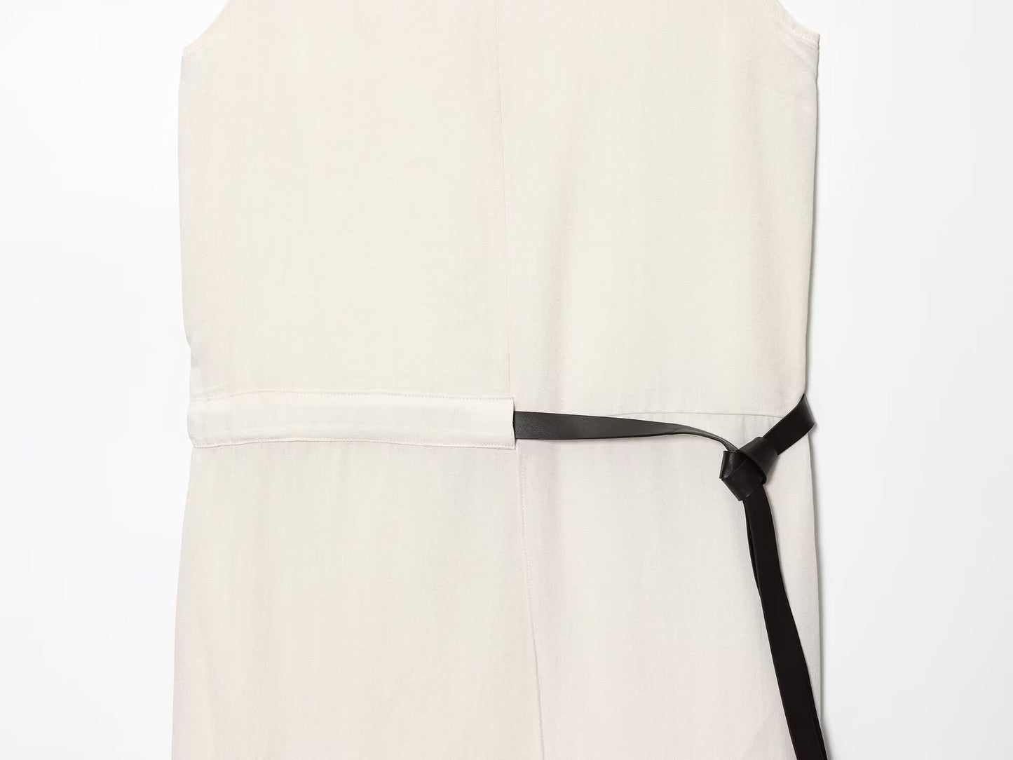 Women's New Fashion With Belt Comfortable Sleeveless Midi Dress