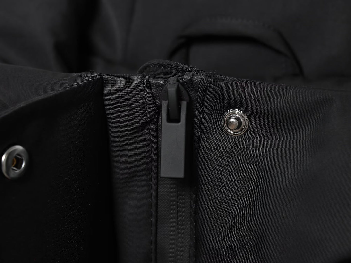 Women's new fashion black hooded waterproof windproof jacket Coat