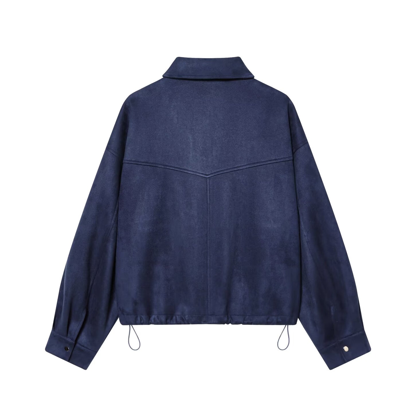 Women's suede Faux Leather pilot jacket Coat