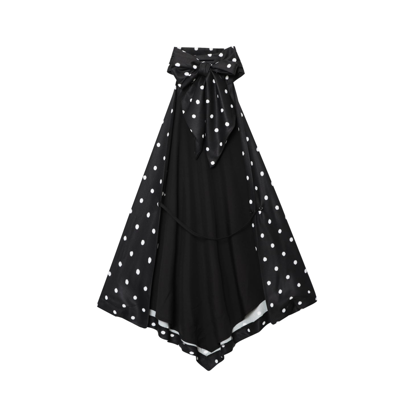 Women's New Fashion sleeveless backless polka dot printed halter neck top