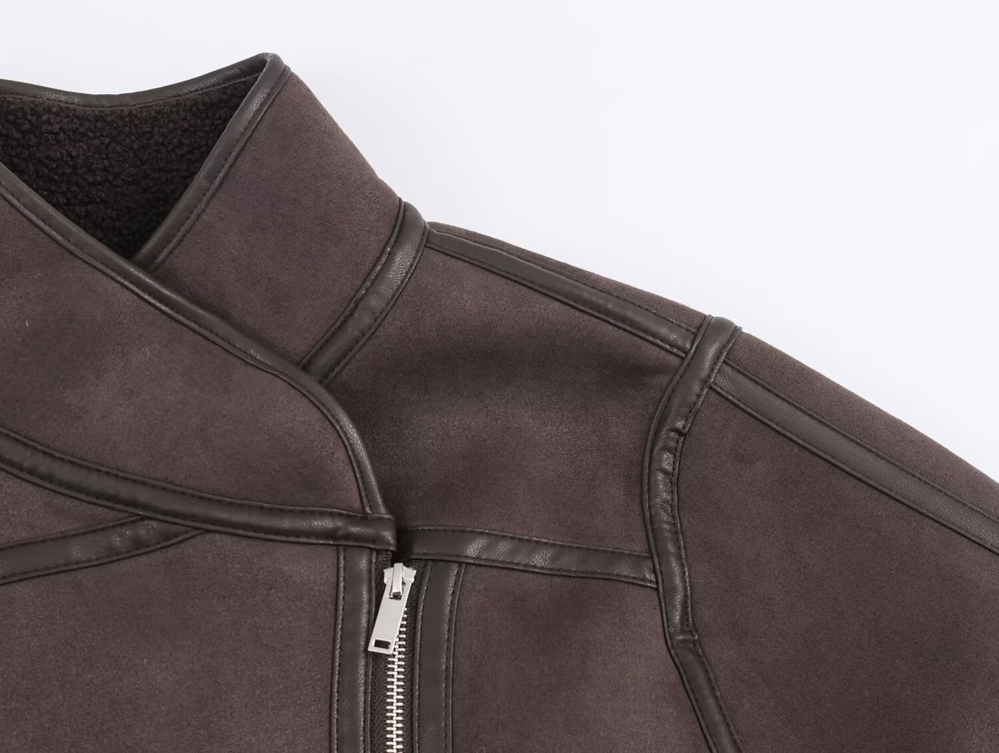 Women's stand collar double-sided jacket Coat