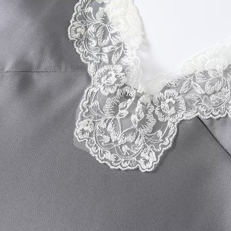 Women's sexy lace patchwork camisole top