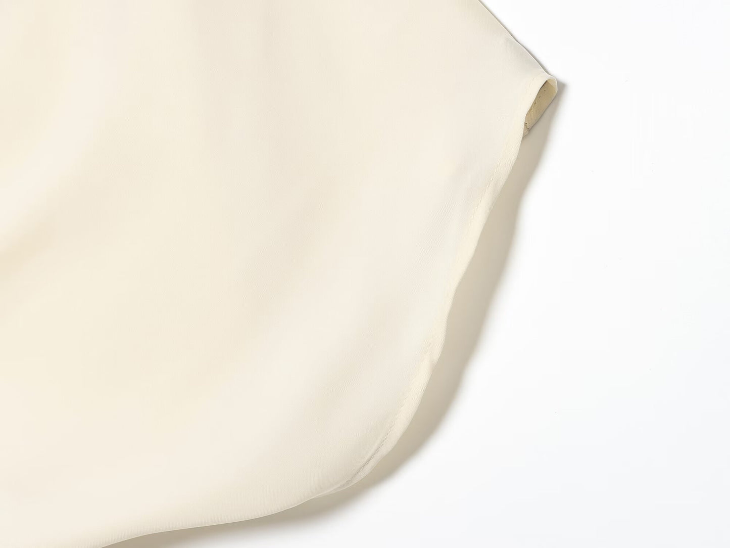 Women's new fashion contrasting lace V-neck satin texture MIDI dress