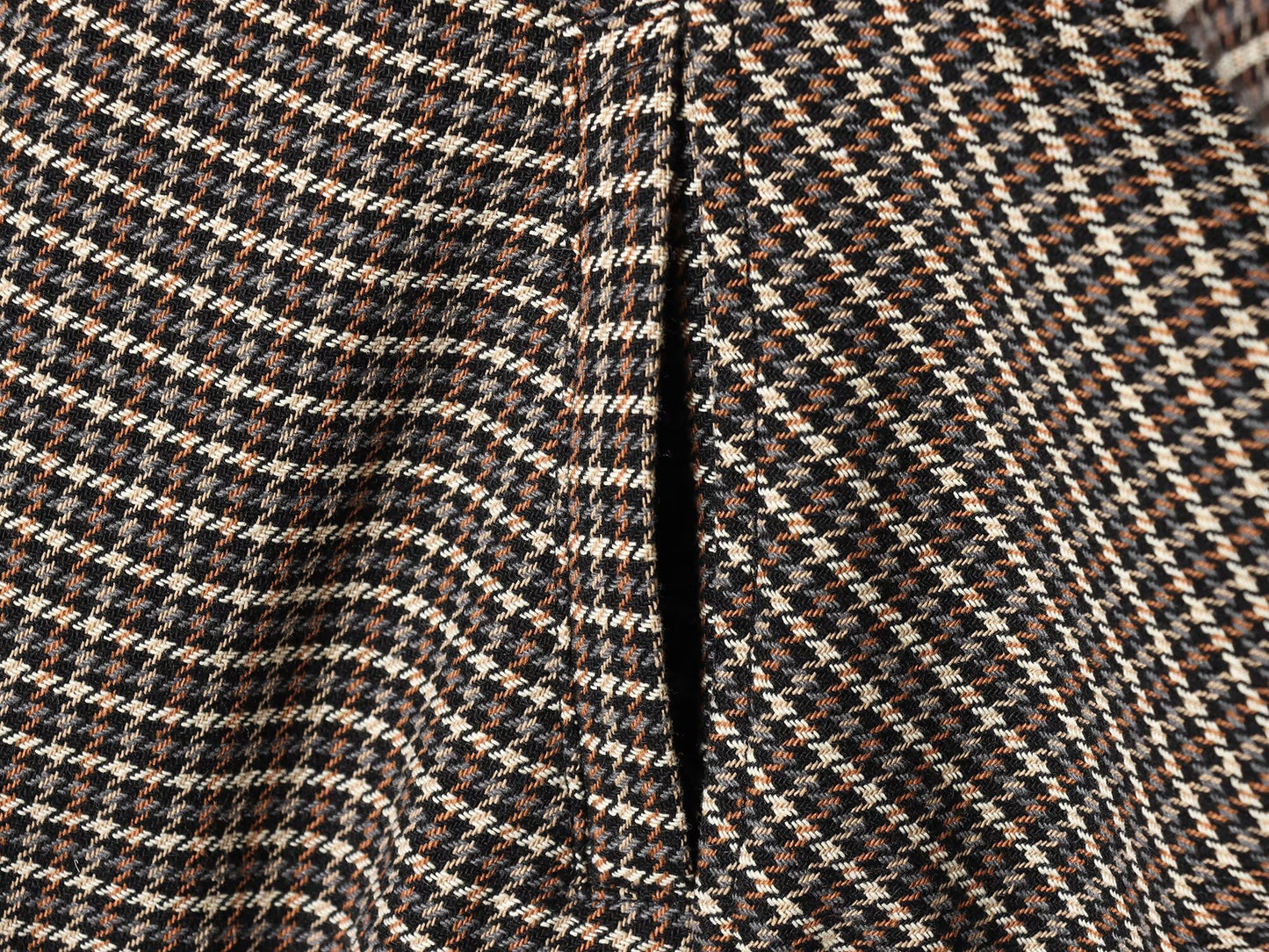 suit Women's 2 pieces plaid cotton pilot jacket Coat+Skirts