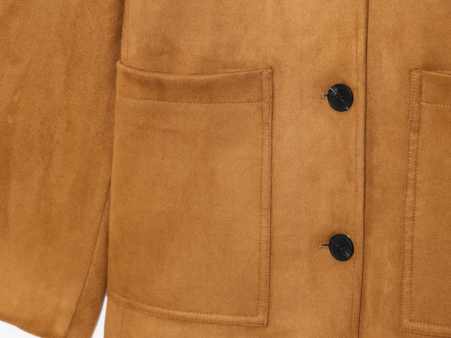 Women's loose Anti suede effect jacket Coat