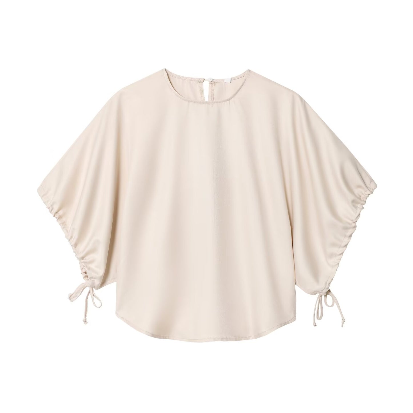 Women's new fashion bubble short sleeved O Neck shirt+Pants suit