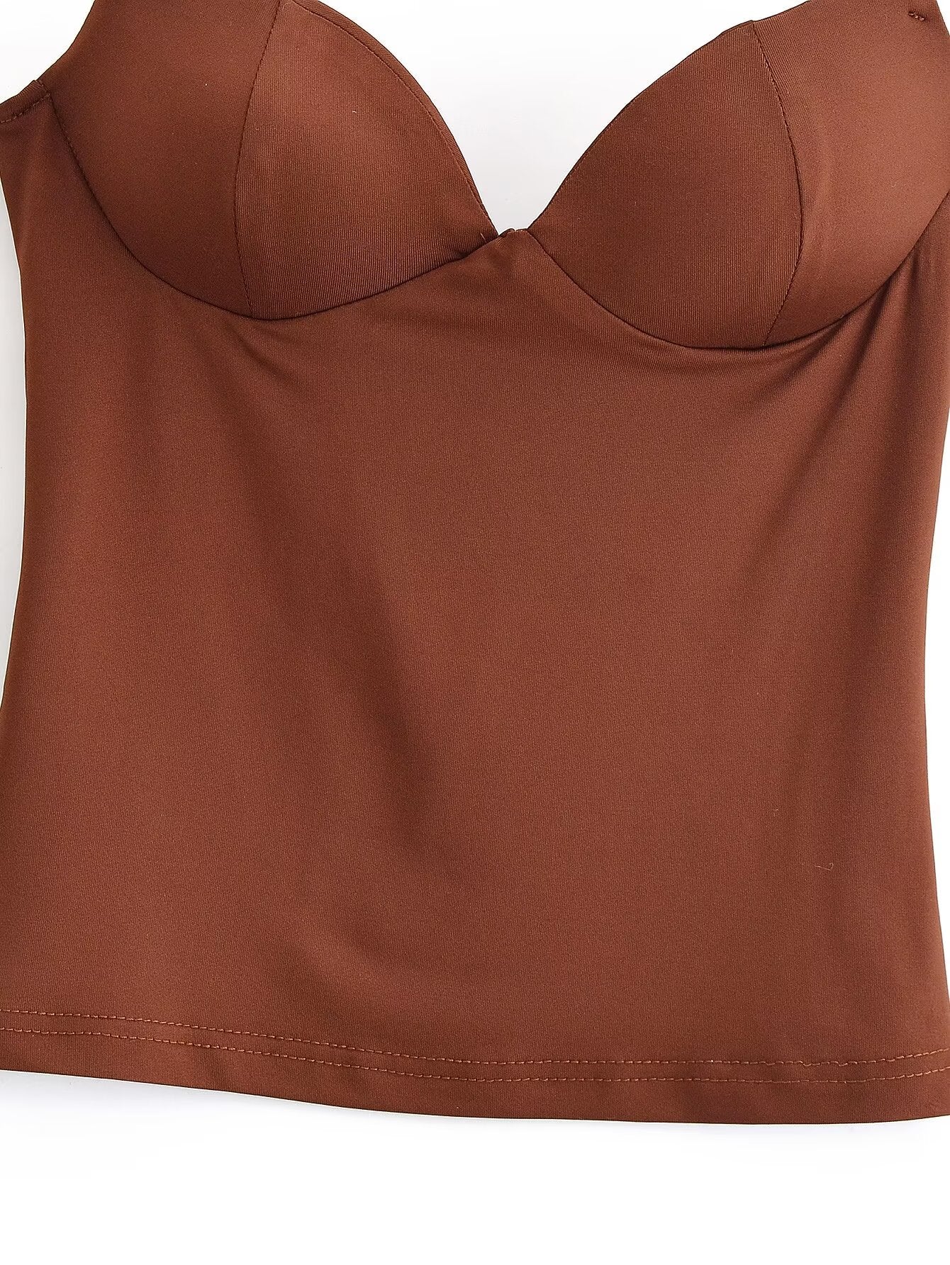 Women's sexy tight lingerie style suspender top