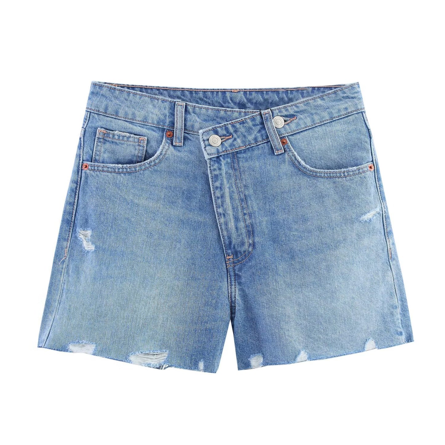 Women's 2025 New Fashion Casual Versatile Denim Shorts