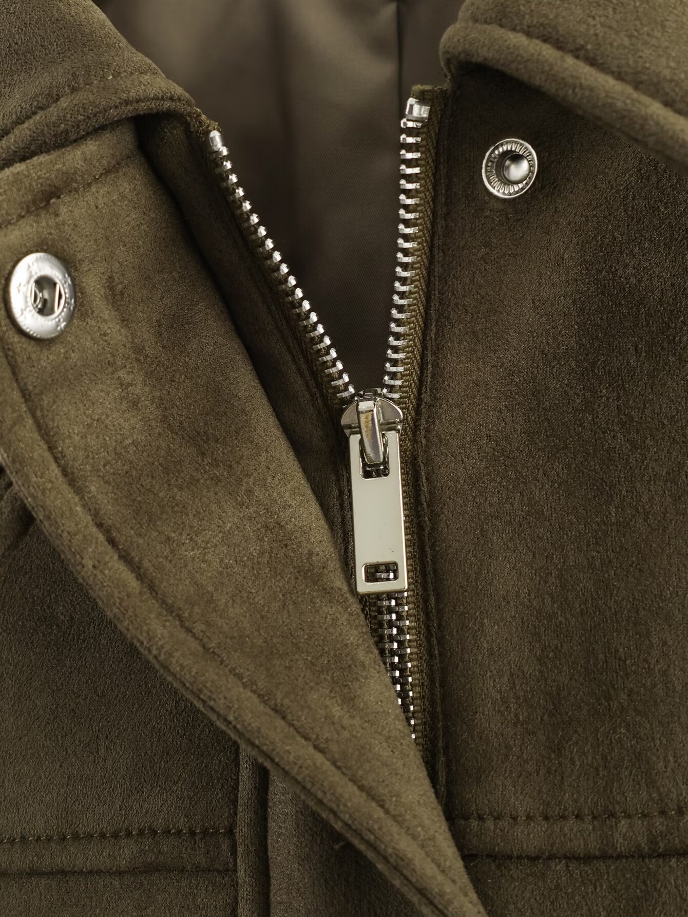 Women's new fashion casual suede texture lapel jacket Coat