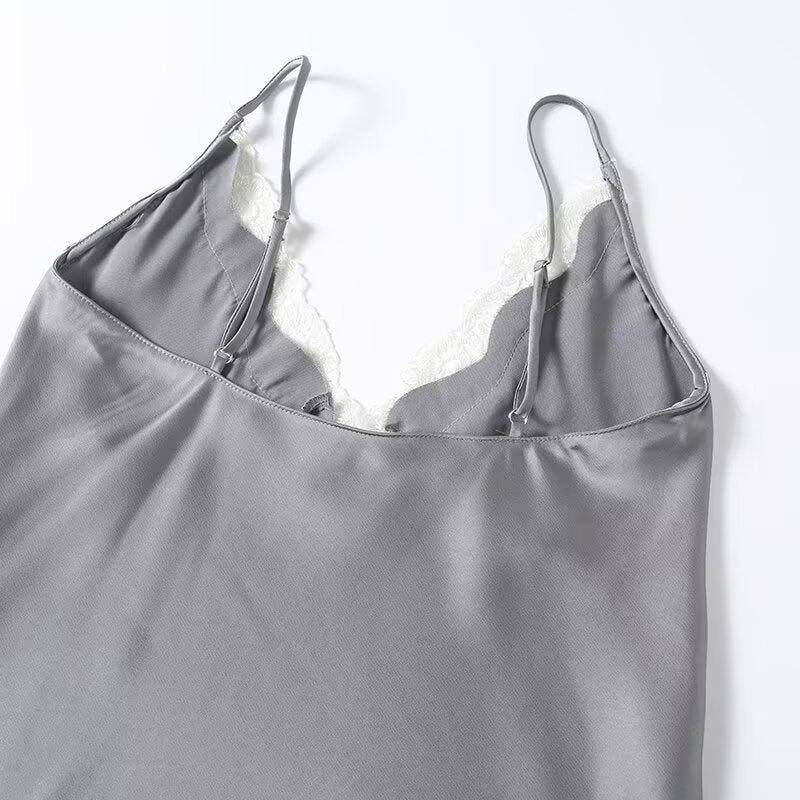 Women's sexy lace patchwork camisole top