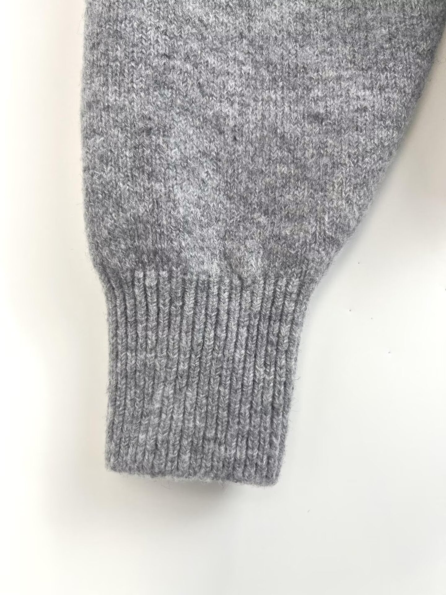 Women's bow decoration knitted hooded Coat