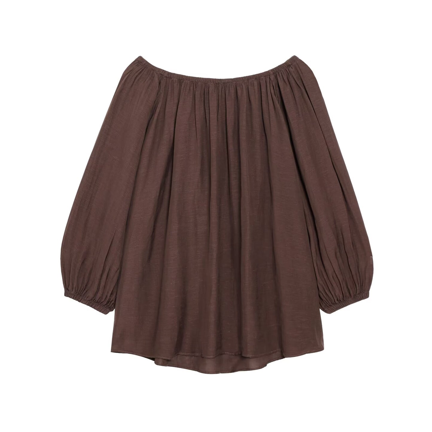 Women's new fashion loose Off Shoulder pleated top+Shorts suit