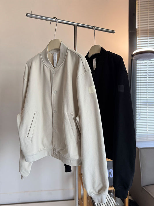 Men's and women's new casual Joker loose baseball uniform long sleeve jacket