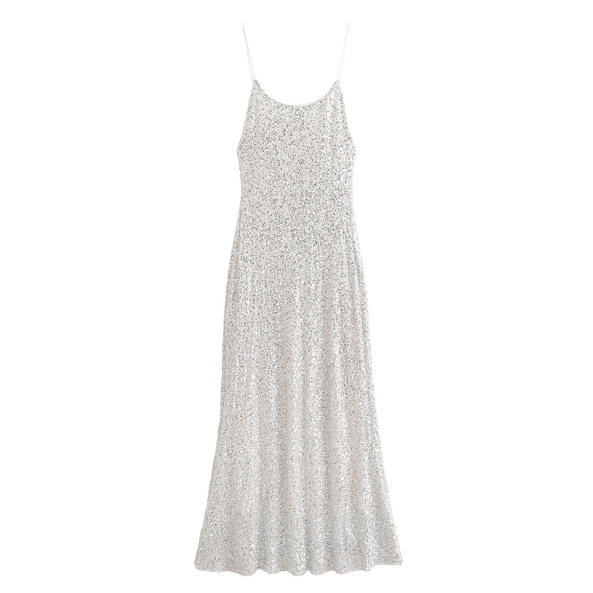 Women's New Fashion Bead Decorative Tight suspender Midi Dress