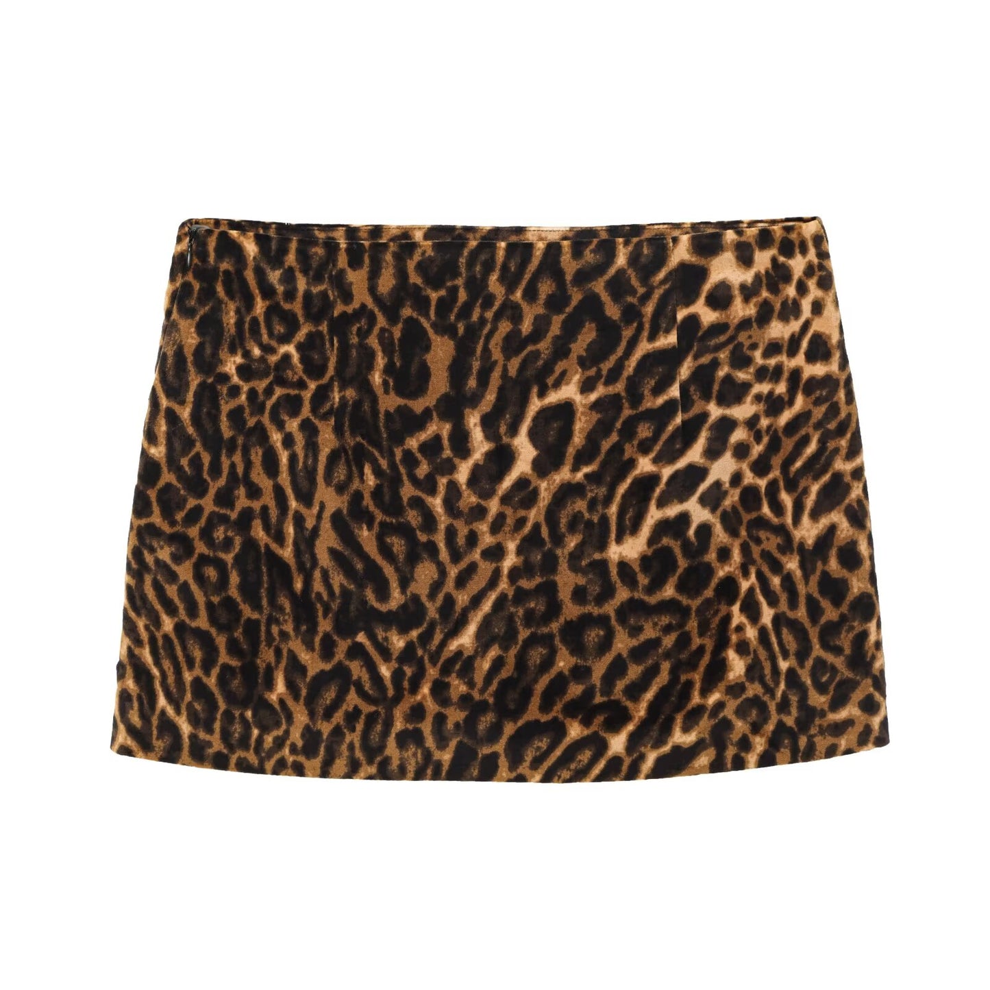 Women's new fashion short printed striped velvet suit jacket+Skirts suit