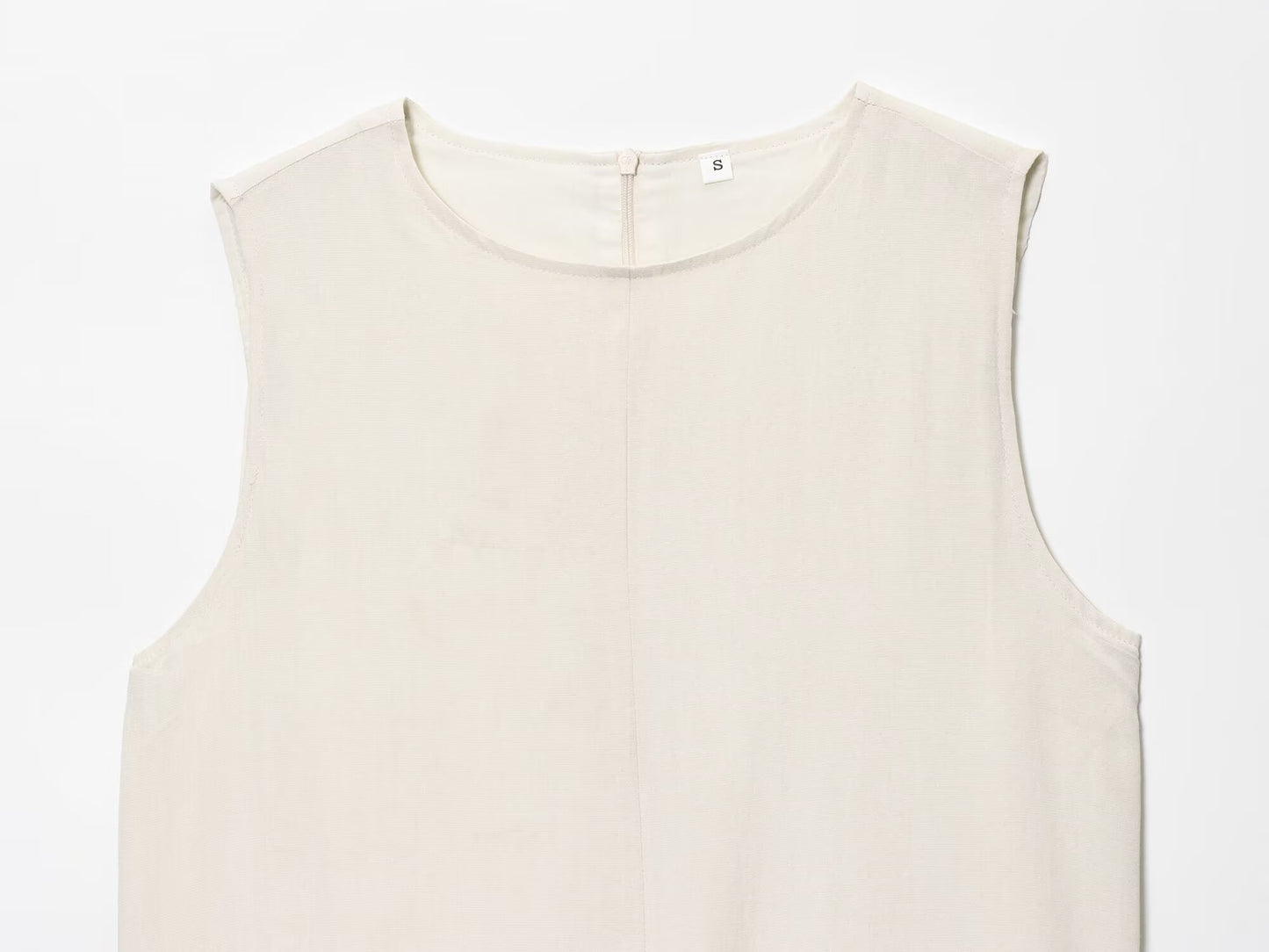 Women's New Fashion With Belt Comfortable Sleeveless Midi Dress