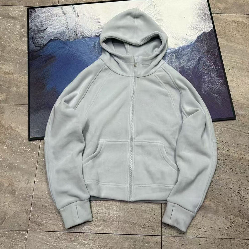 Women's hooded sweater fashion casual hooded coat