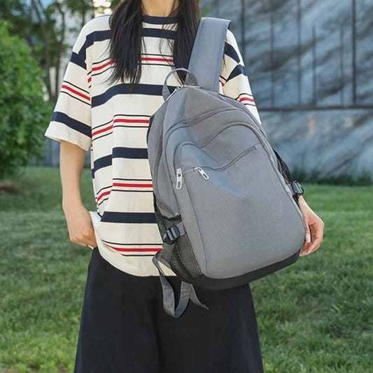 Men and Women with The New Casual Joker Adjustable Shoulder Strap Multifunctional Large-capacity Backpack Travel Bag.
