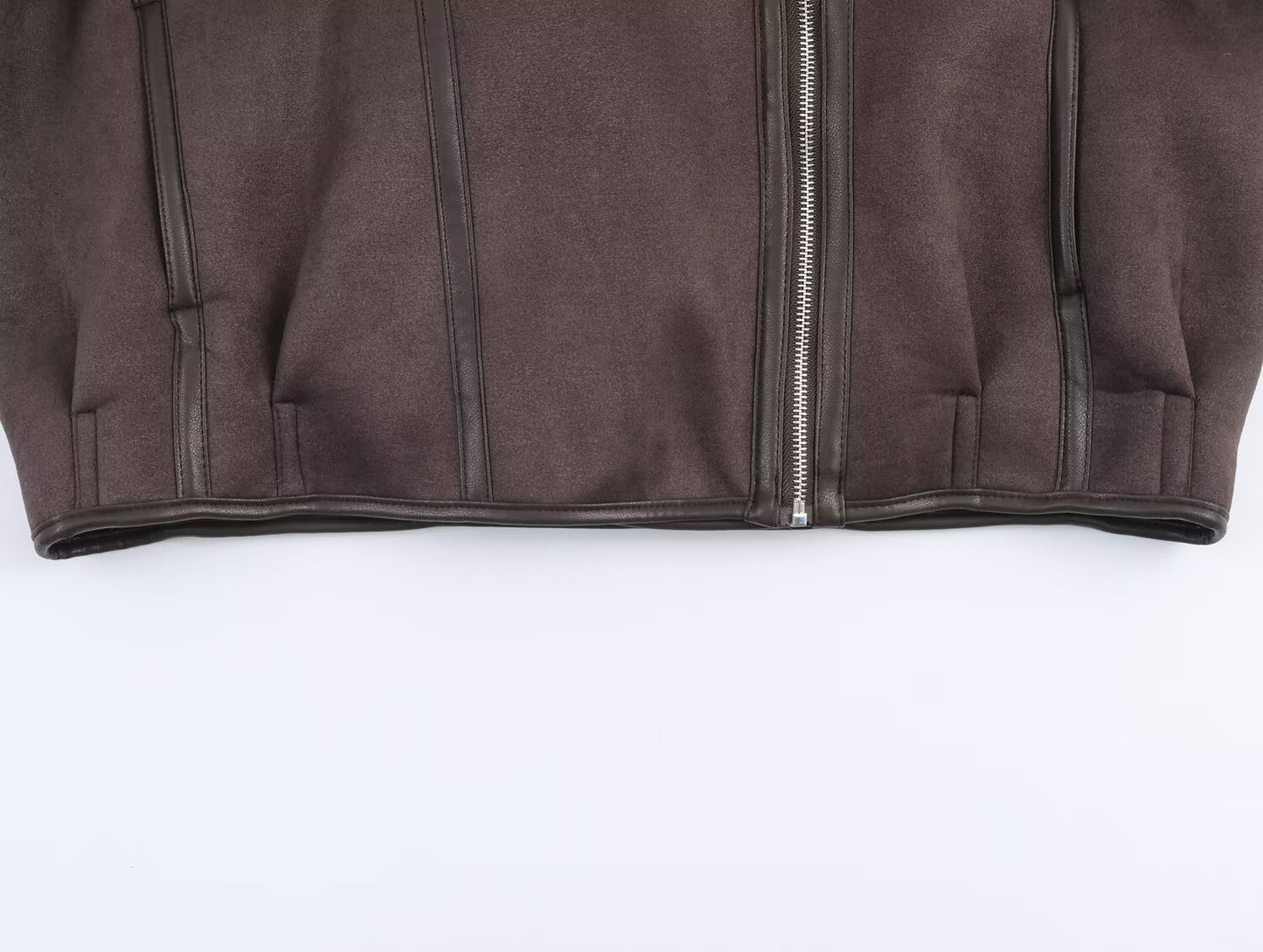 Women's stand collar double-sided jacket Coat