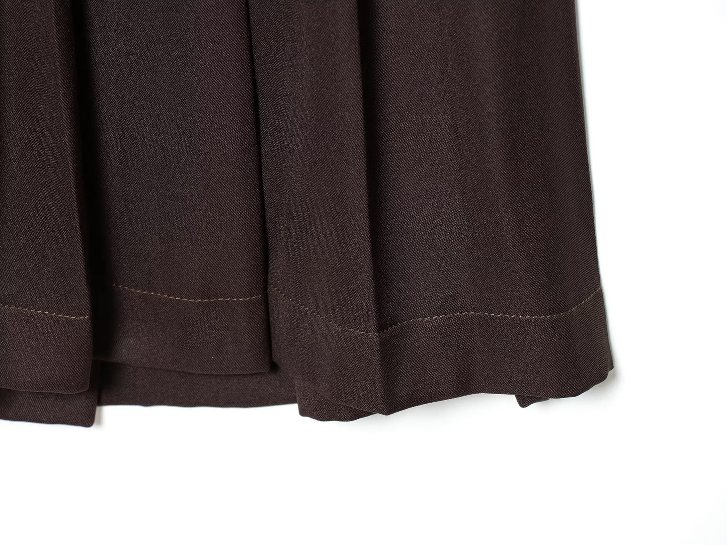 Women's casual wide pleated MIDI skirt