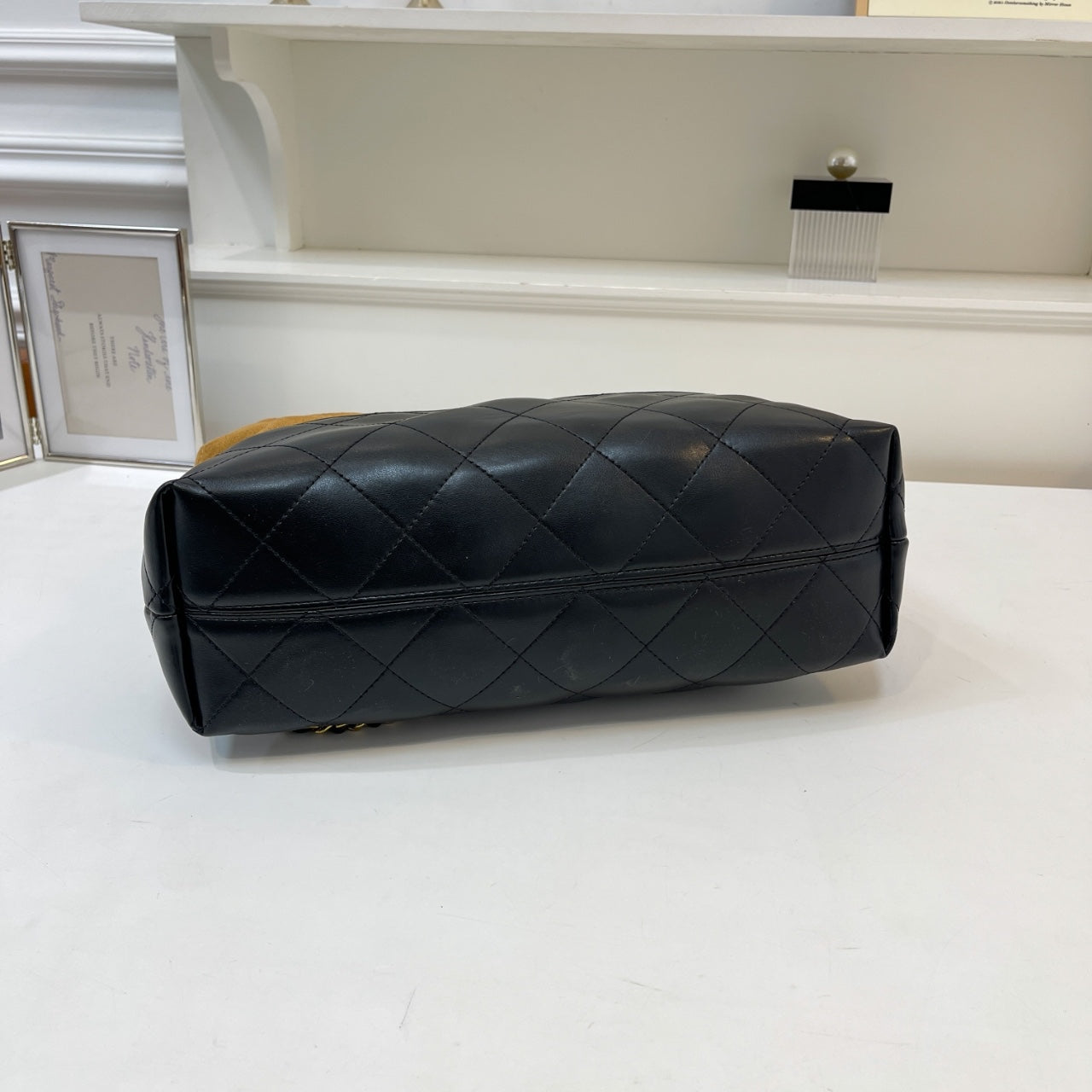 Women's New Joker Large-capacity Contrast Retro Chain One-shoulder Underarm Bag Portable Crossbody Bag