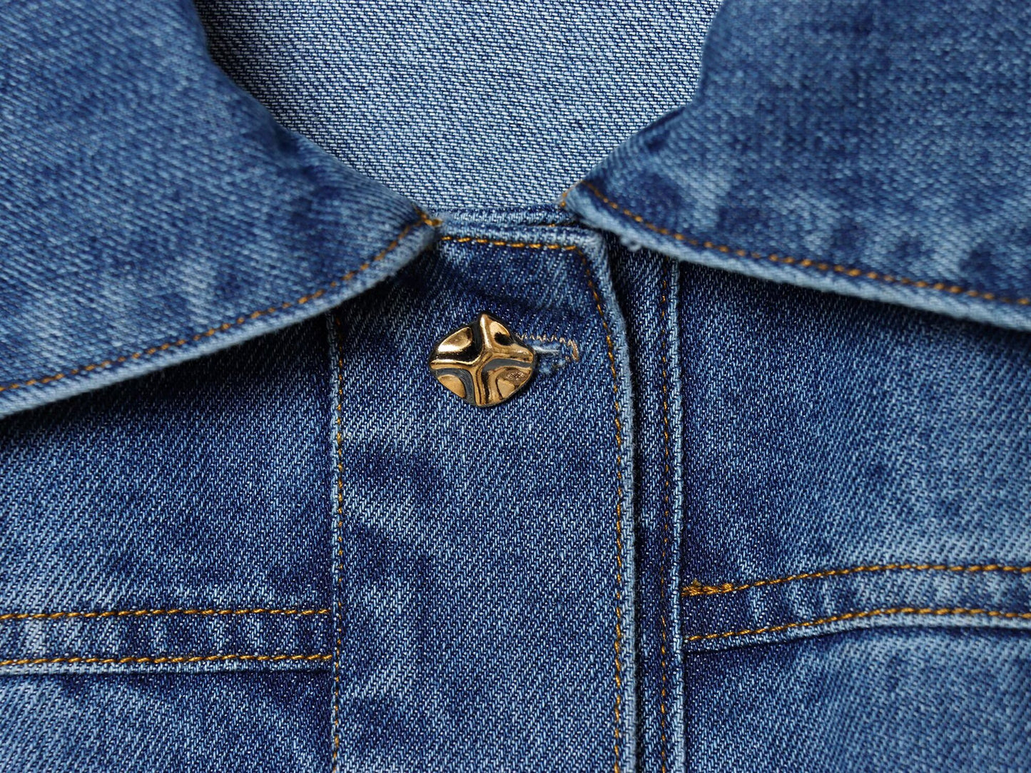 2026 Women's casual Lapel denim shirt