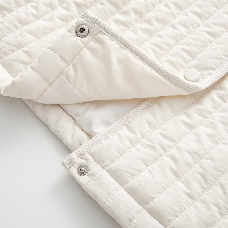 Women's winter New detachable scarf design stand collar cotton Coat