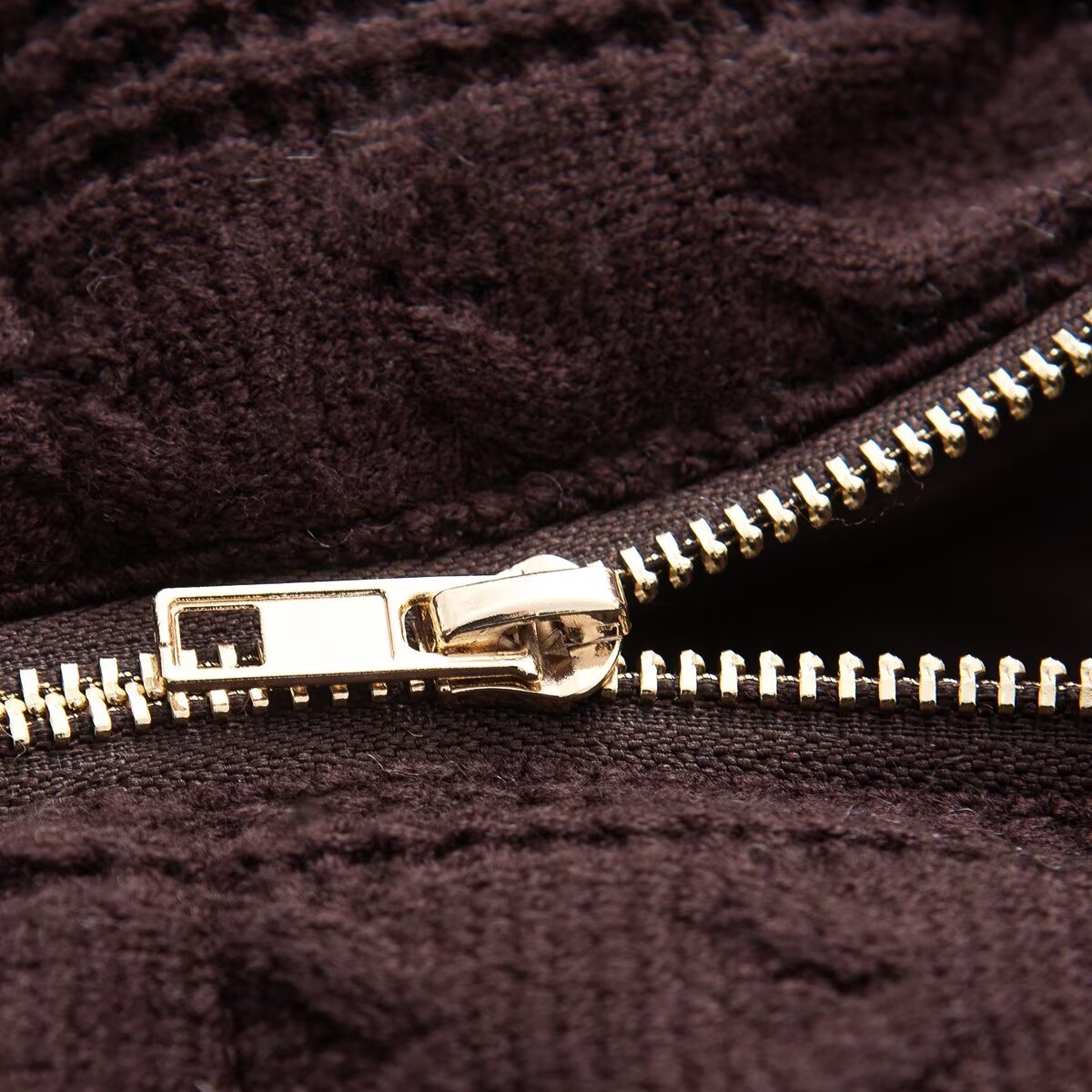 Women's winter thick eight strand knitted hooded jacket Coat