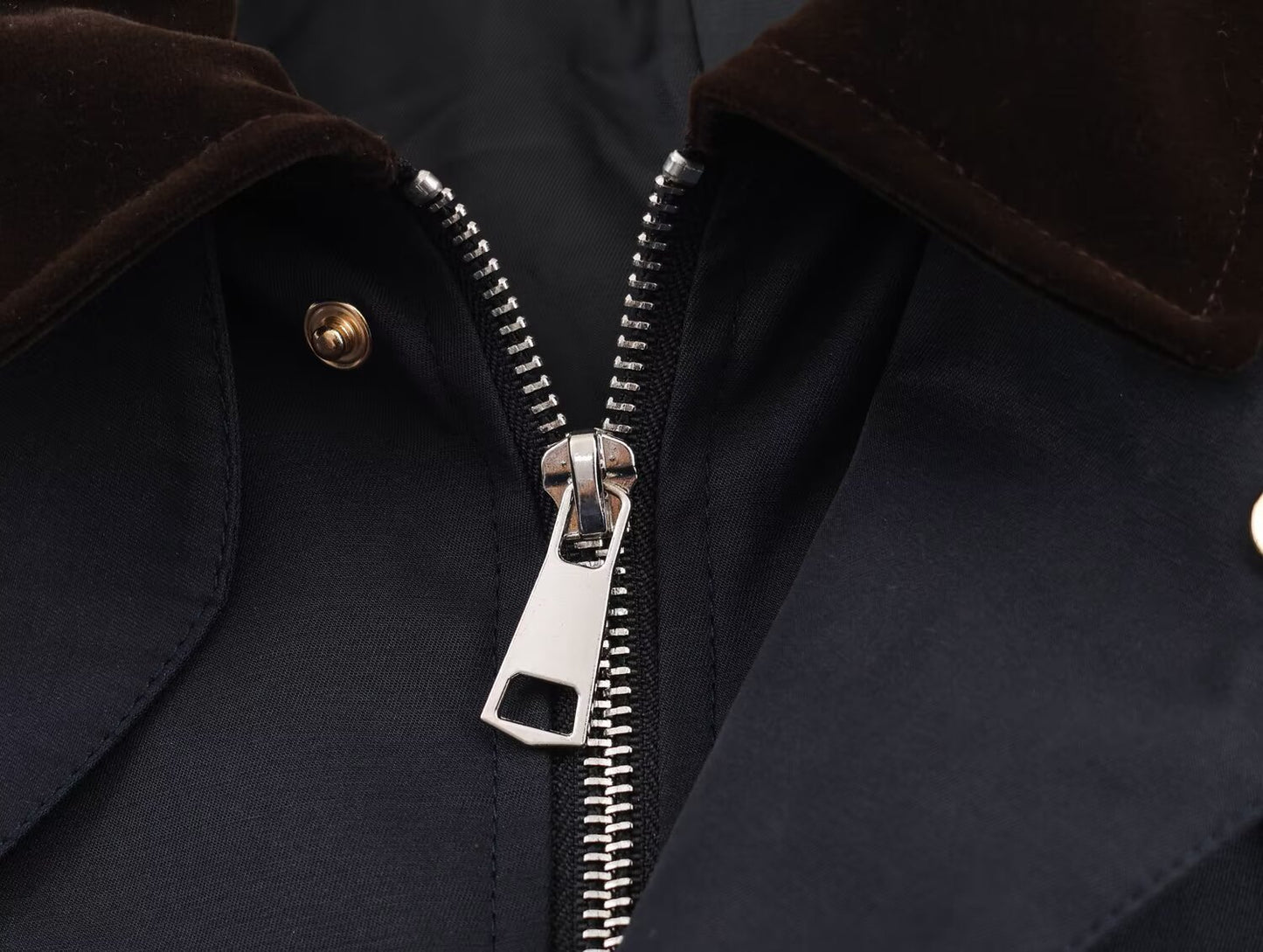 Women's new fashion contrasting collar loose hooded windbreaker Coat