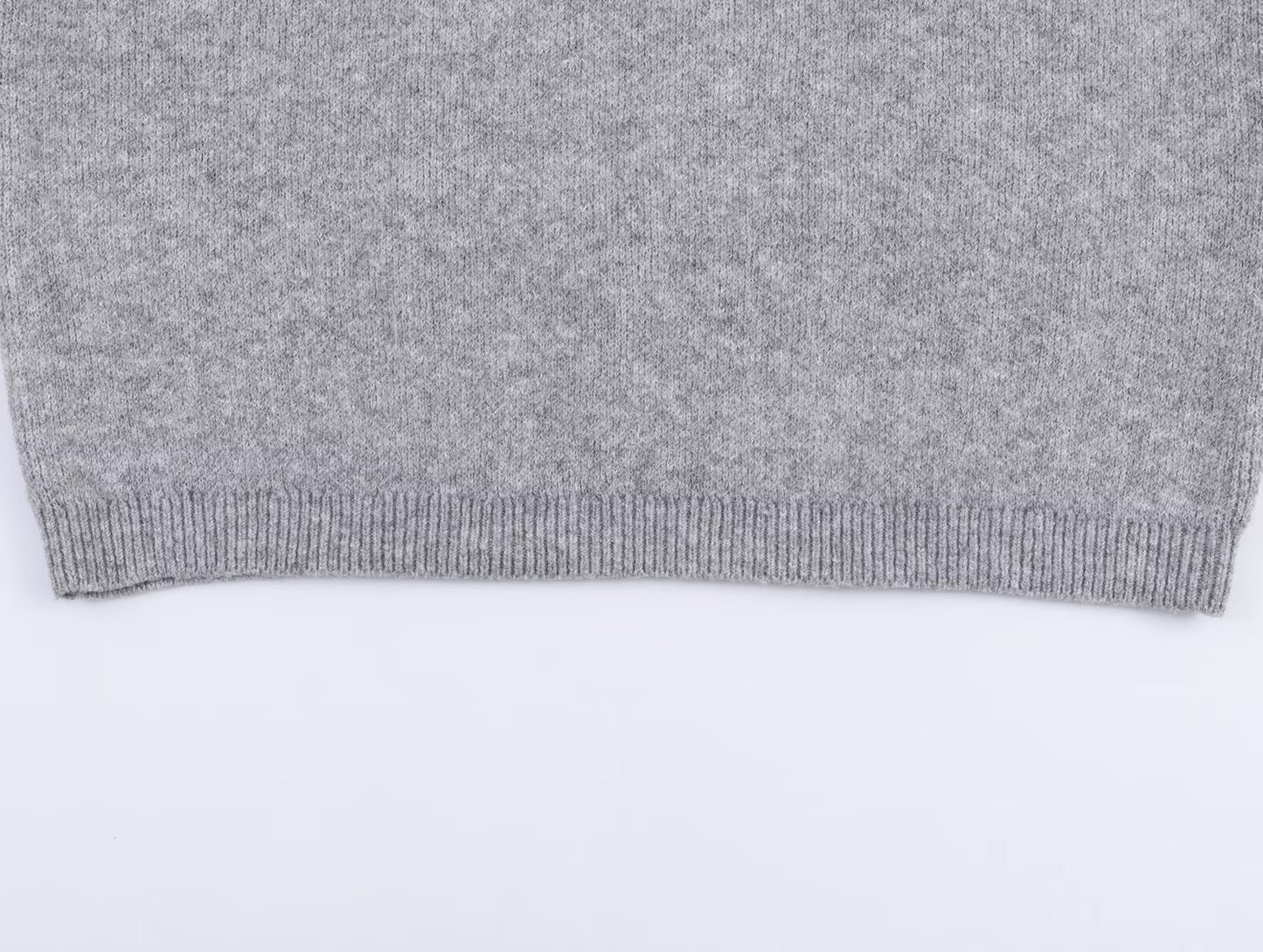 Women's Silk scarf decoration loose patchwork Knitted sweater