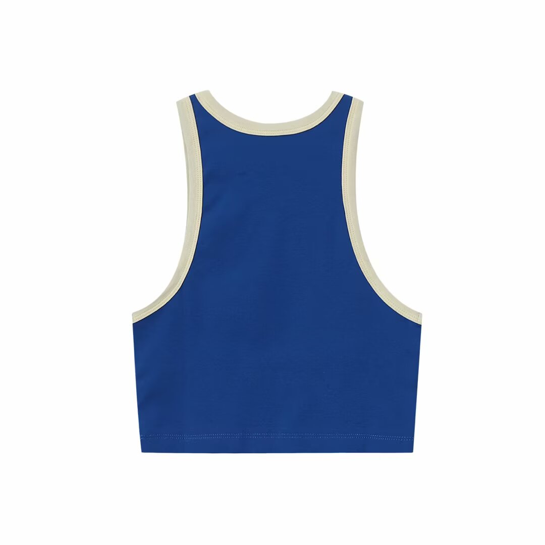 Women's sleeveless casual T-shirt tops in the summer of 2025