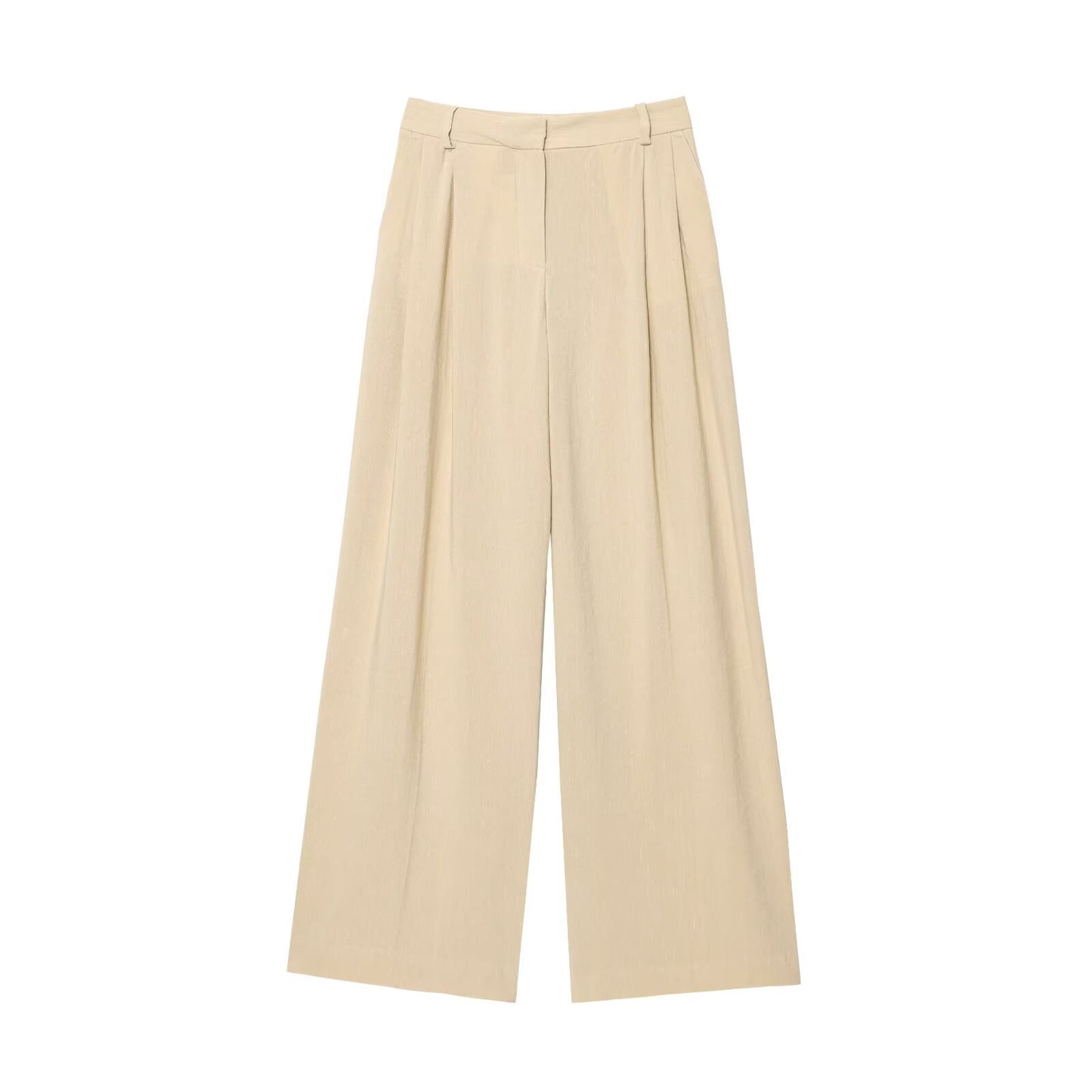 set woman 2 pieces New Fashion loose single breasted linen blend suit coat+Pants suit