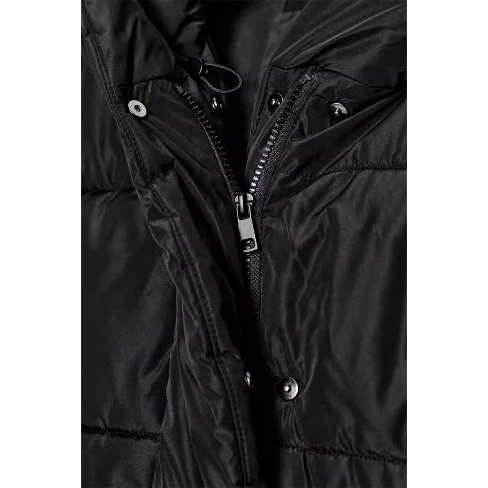 Women's thick hooded windproof cotton jacket Coat