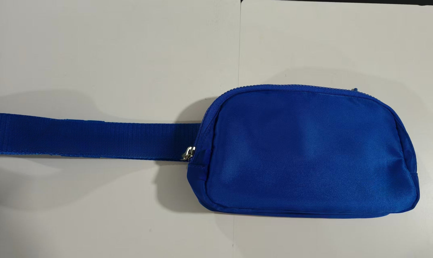 LU Running bag Jacquard alphabet messenger bag mobile phone storage bag waterproof trend outdoor purse