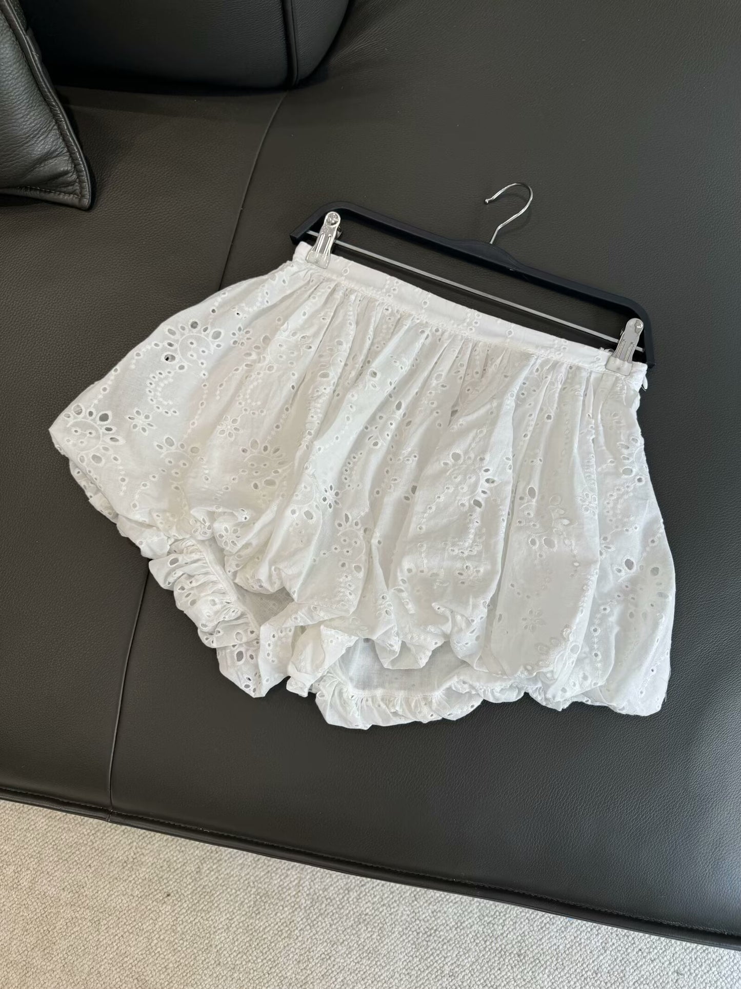 Women's New chic Fashion Balloon Edition Casual Embroidered Shorts