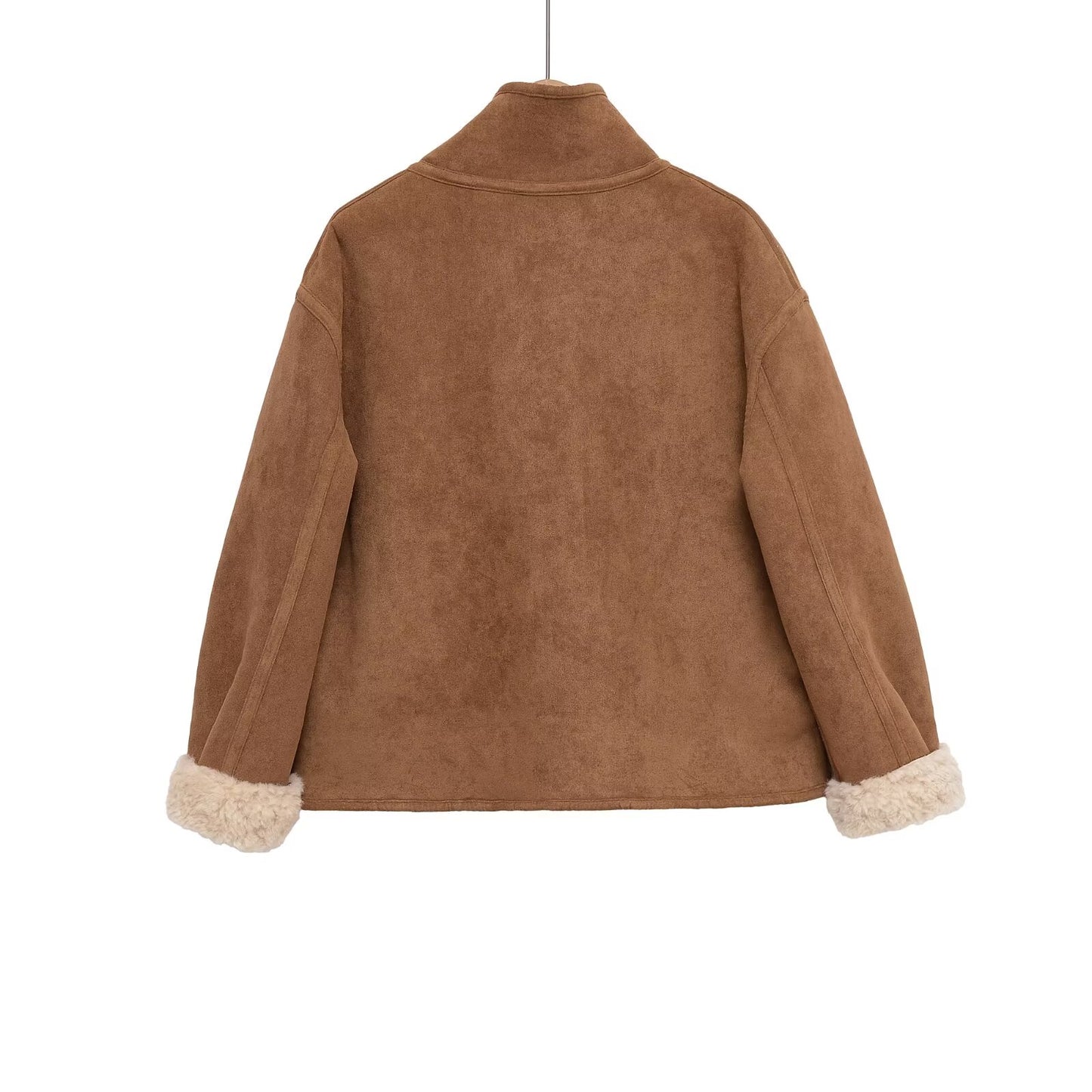 Women's double-sided wear warm fleece jacket Coat