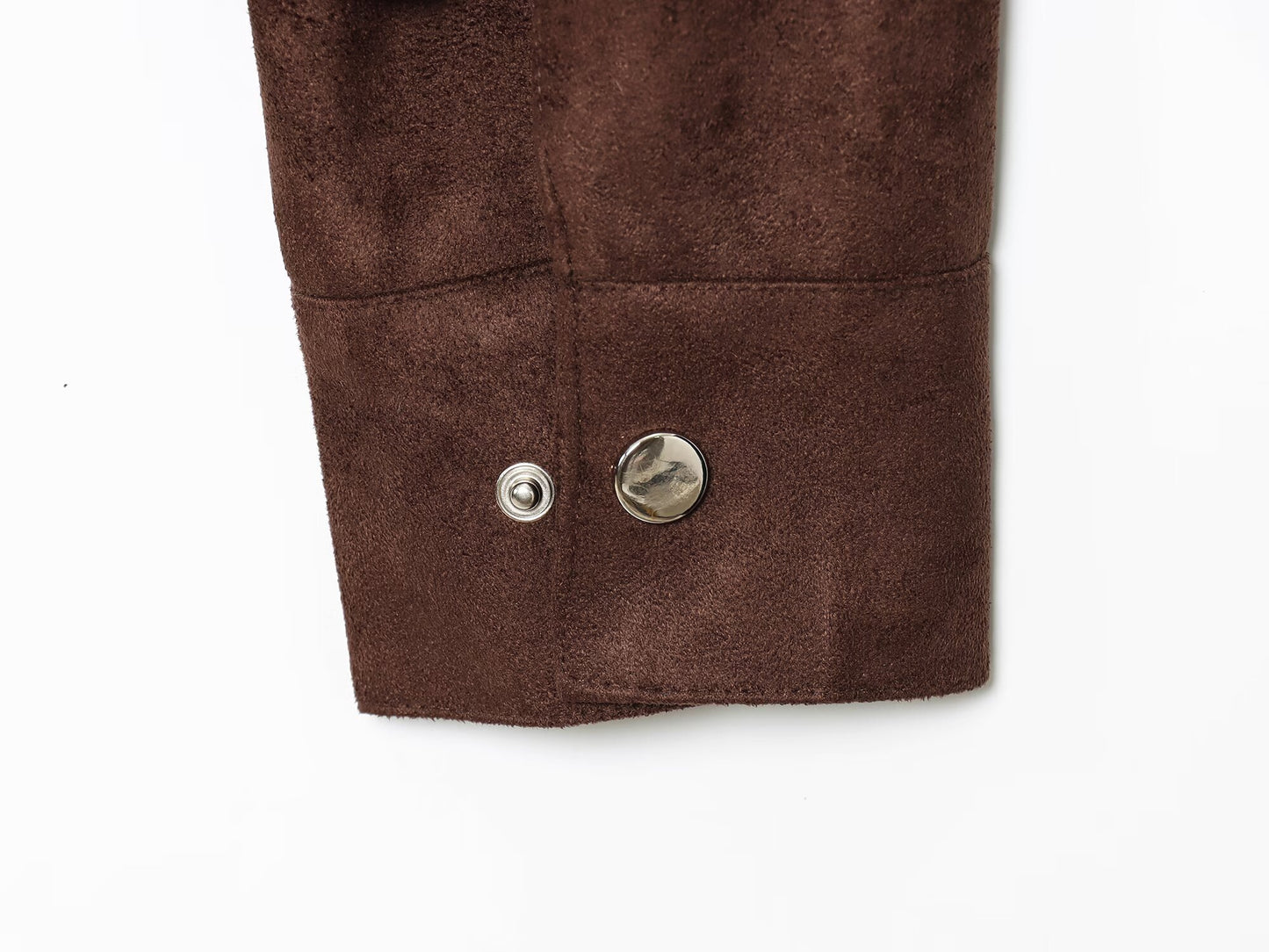 Women's new fashion anti suede effect stand collar jacket Coat