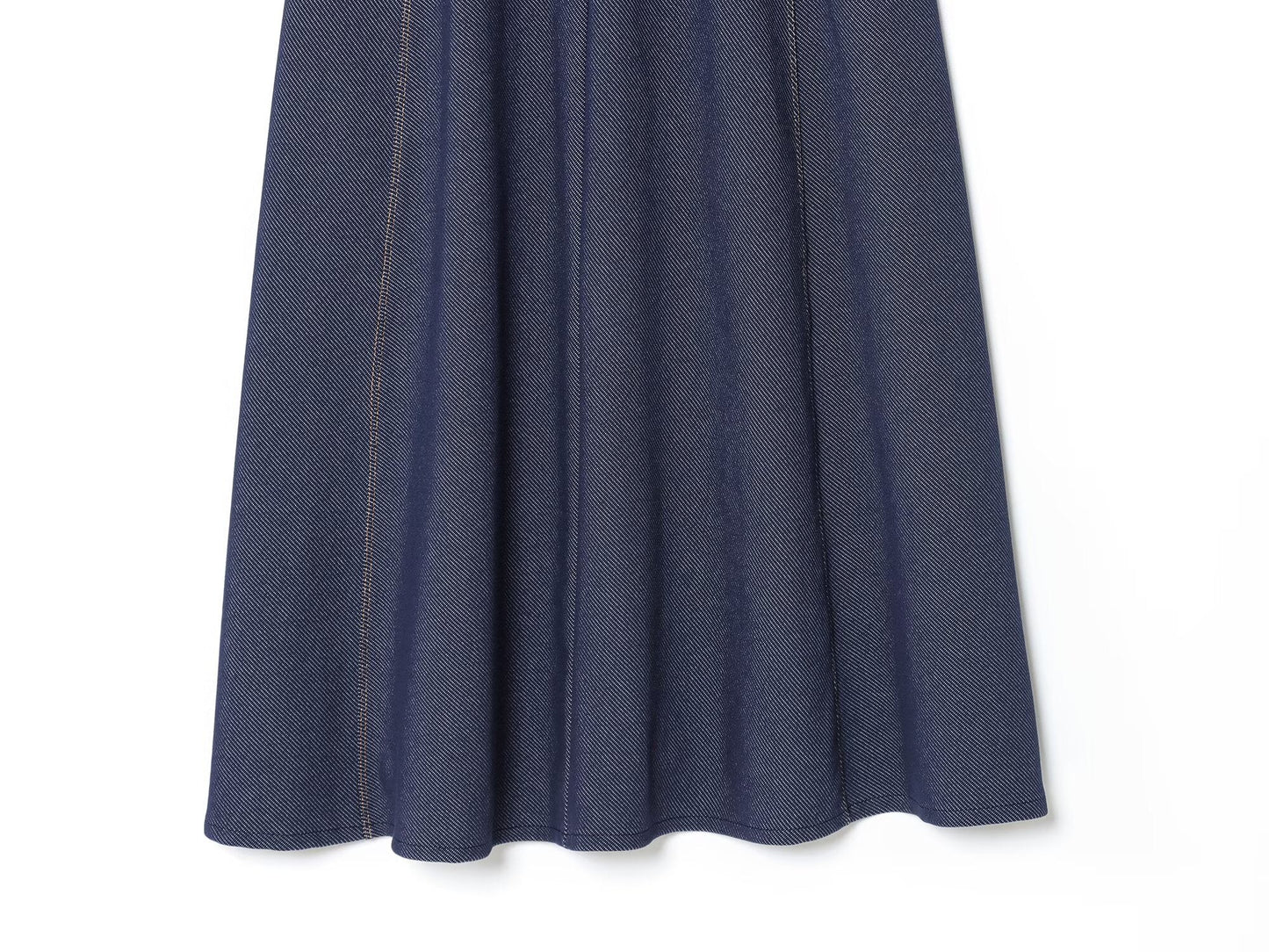 Women's New Fashion Sleeveless Threaded Twill suspender Midi Dress