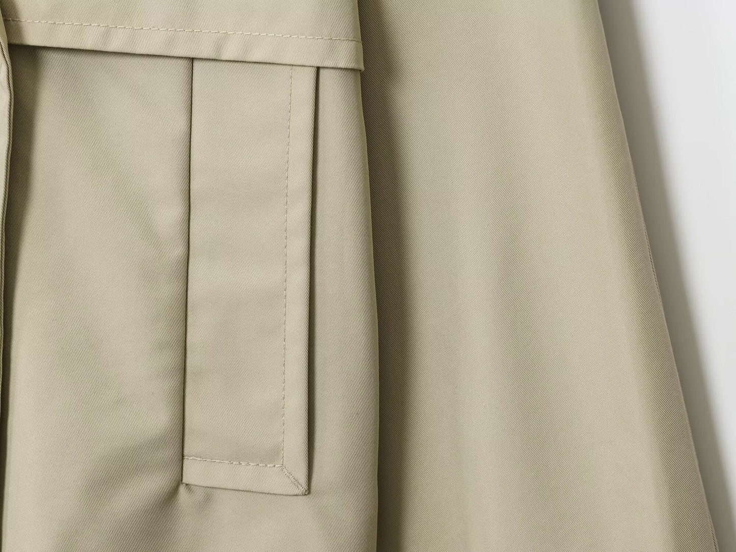 Women's new fashion short double breasted waterproof windbreaker jacket