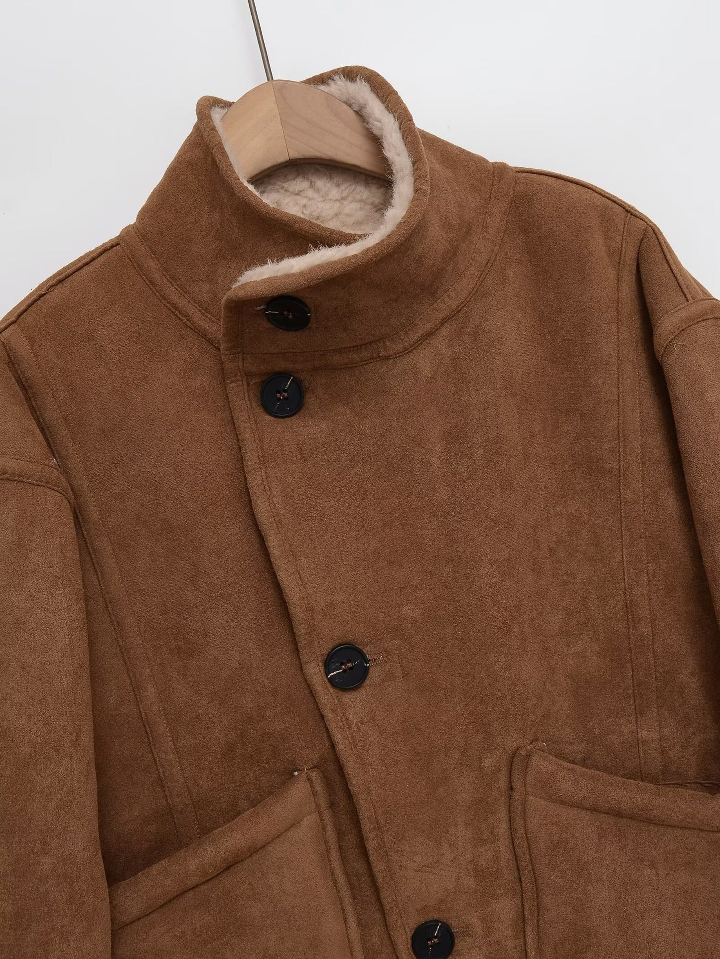 Women's double-sided wear warm fleece jacket Coat