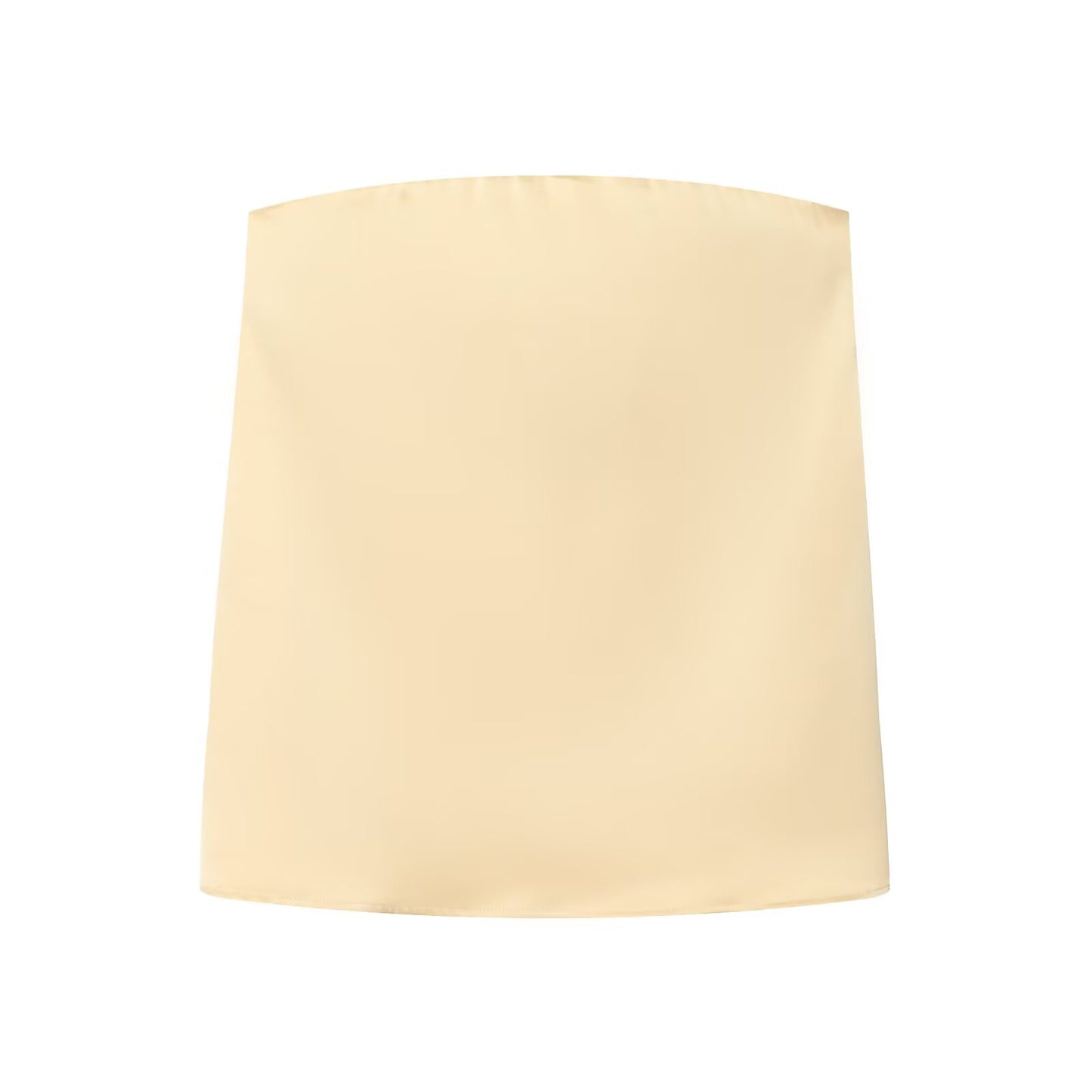 Women's 2025 new fashion satin textured strapless top+Pants suit