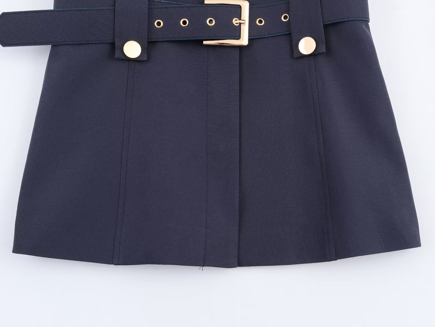 Women's new fashion with Belt slim round neck suit jacket+Pants suit