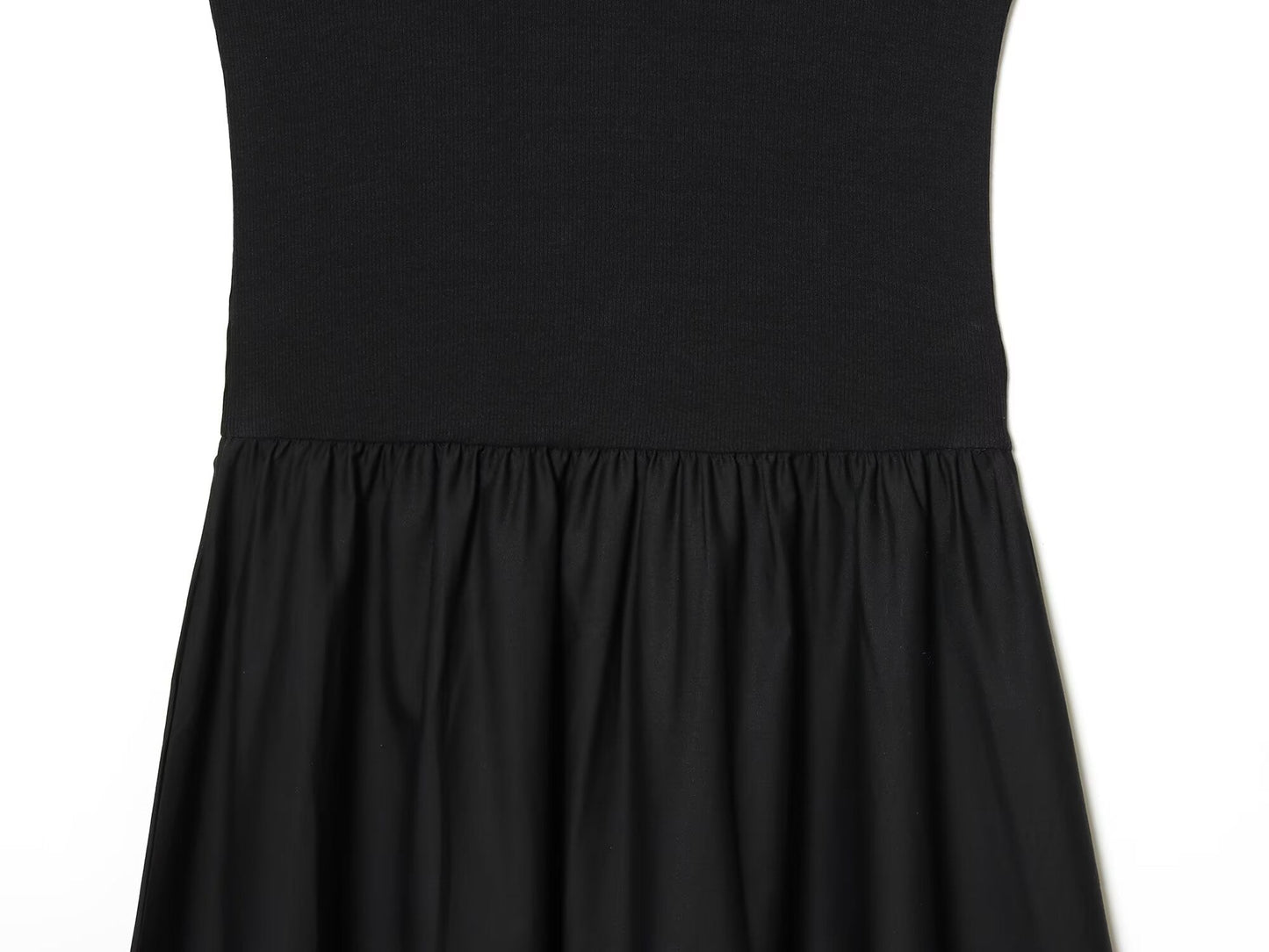 Women's sleeveless Polo collar knit MIDI dress