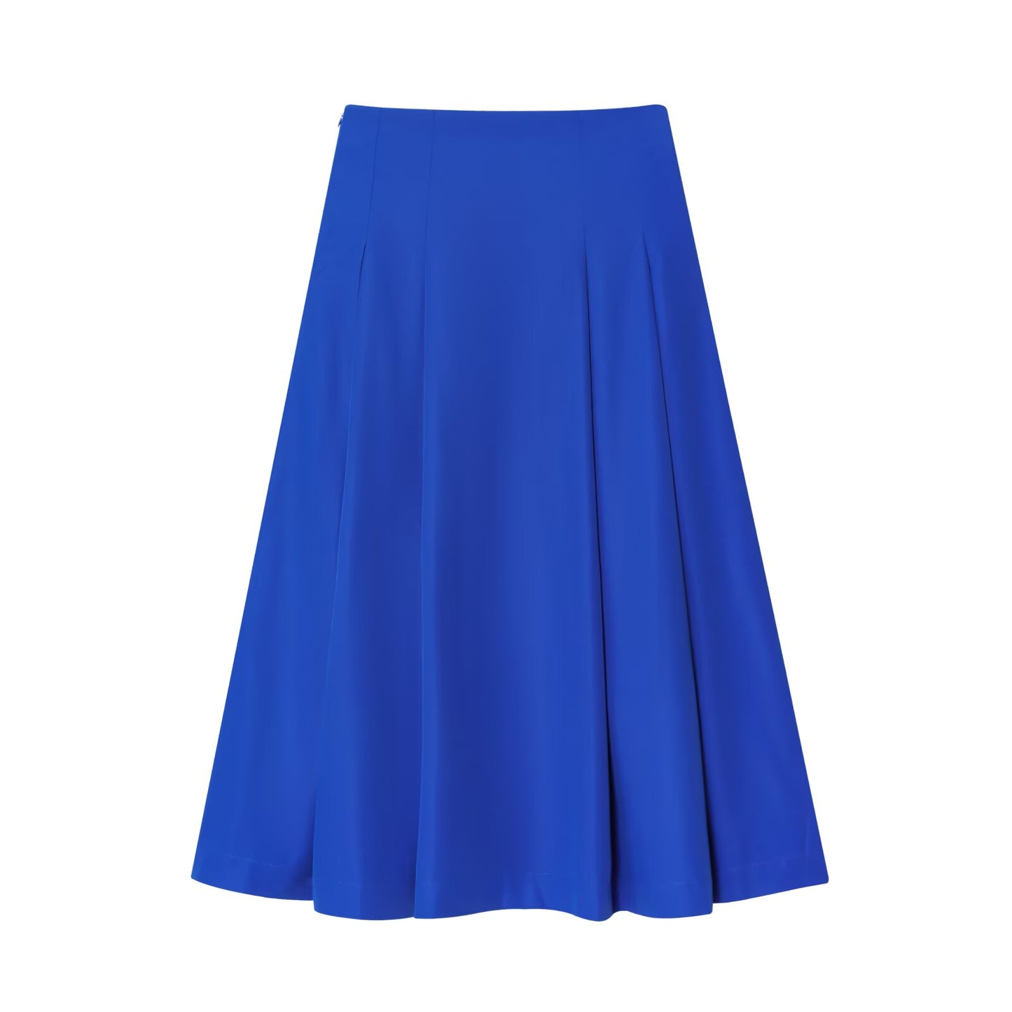Women's chic Fashion side pocket loose pleated MIDI skirt