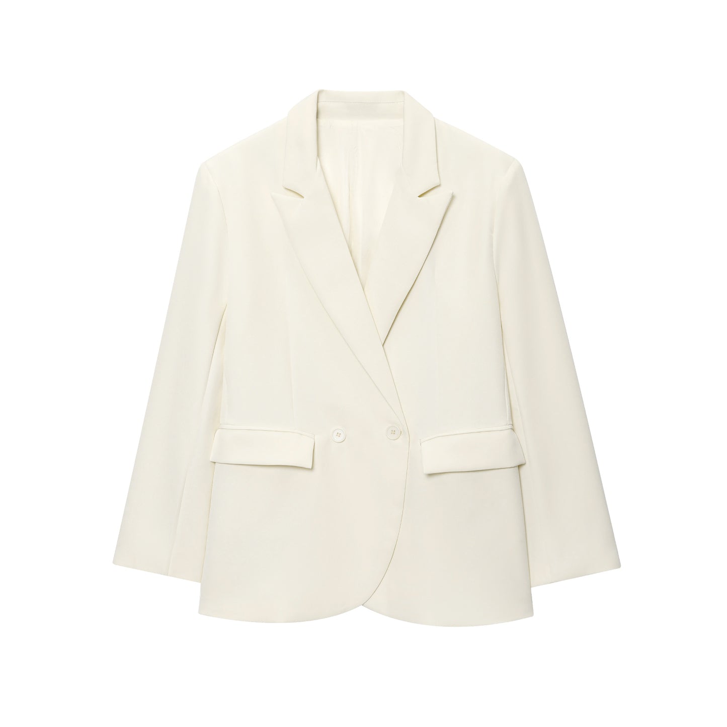 suit Women's 2 pieces loose double breasted Blazer Coat +Pants