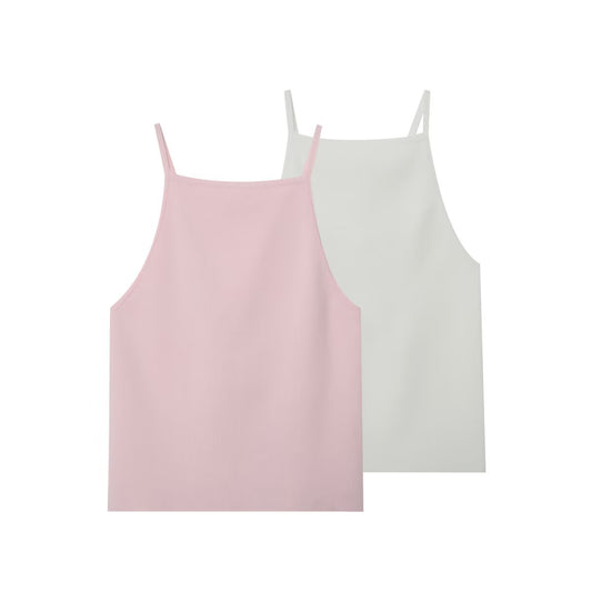 Women's sleeveless casual T-shirt tops in the summer of 2025