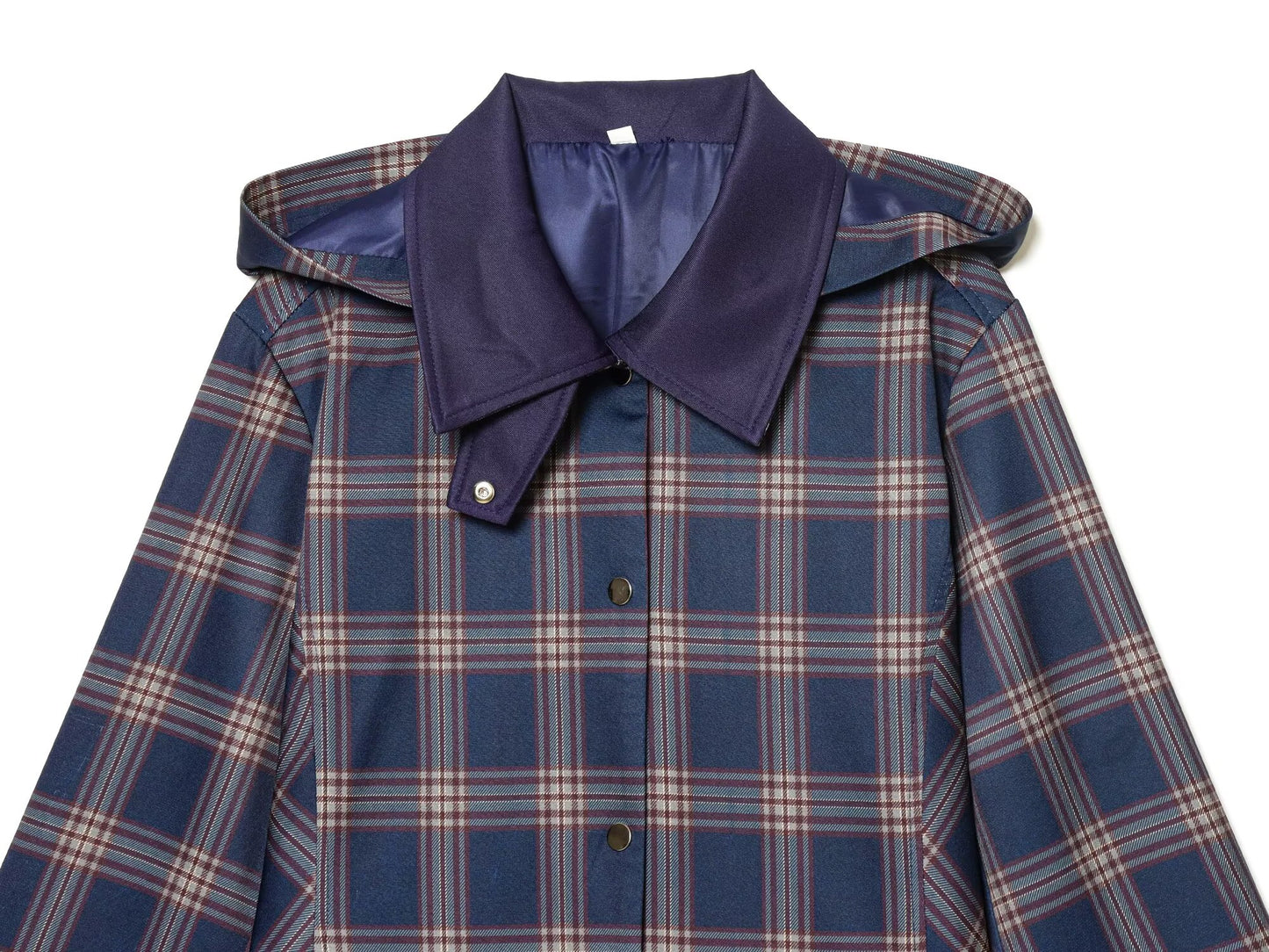 suit Women's 2 pieces plaid hooded cotton jacket Coat+Pants