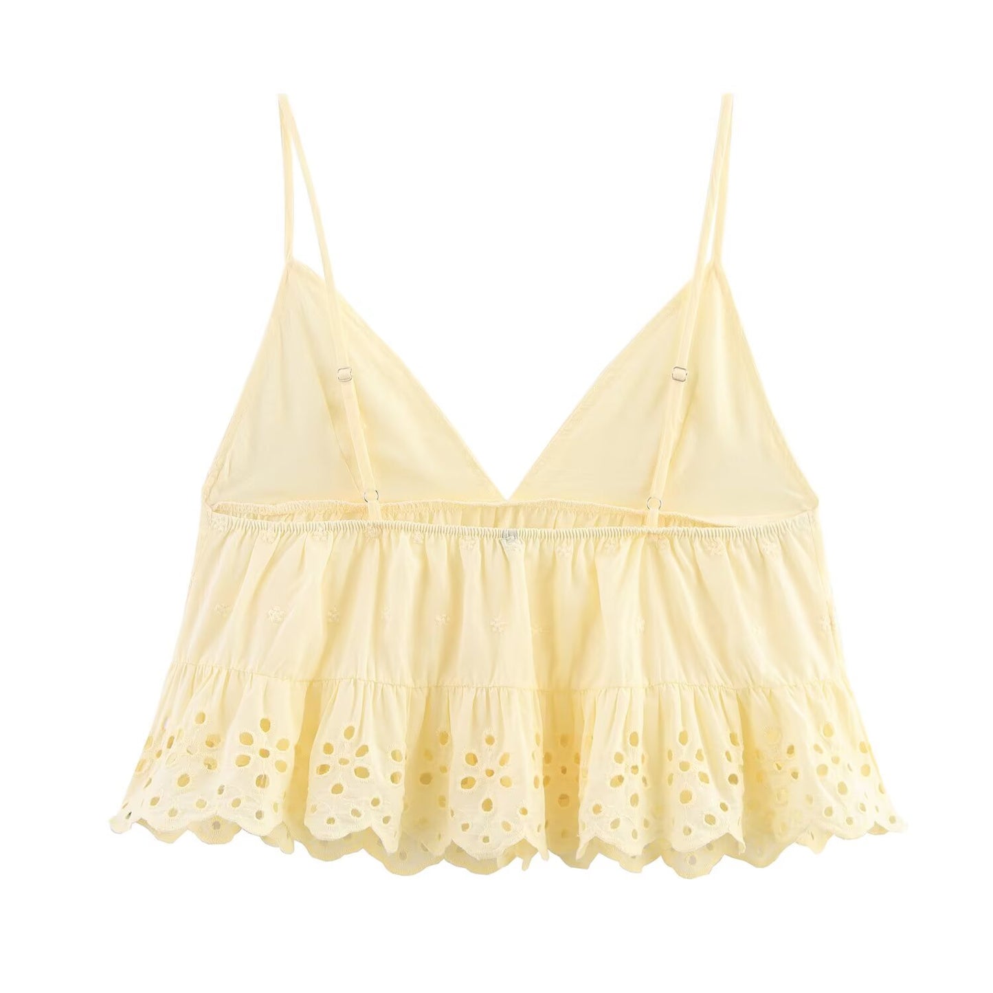 suit Women's 2 pieces New Fashion Short embroidered suspender top+ Shorts suit