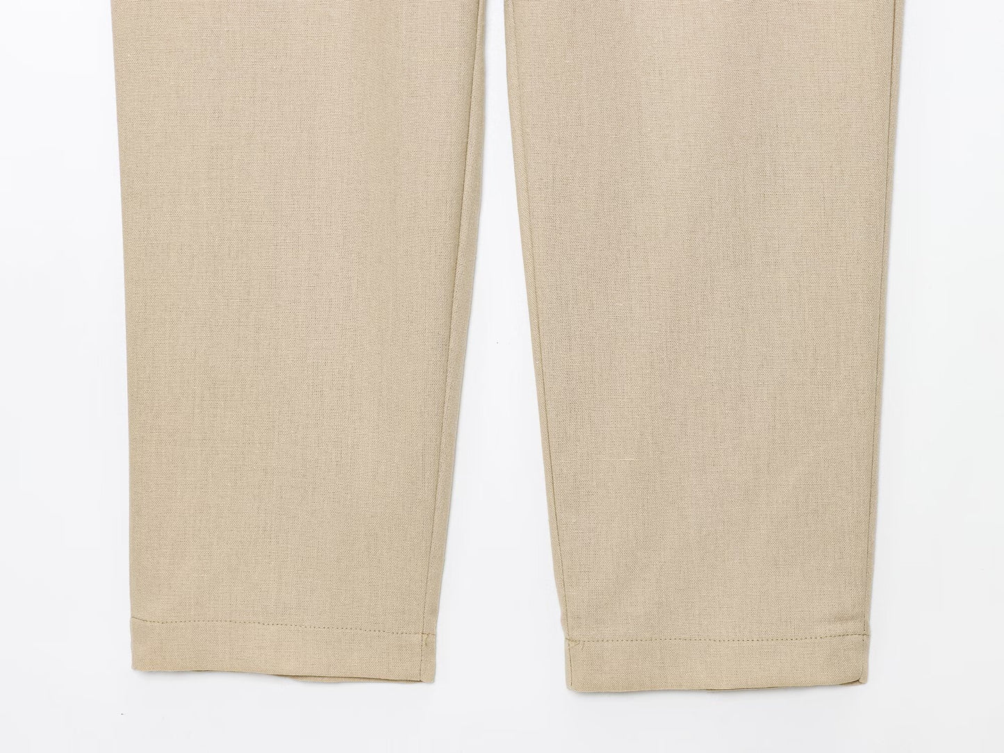 Women's new fashion with Belt vacation style casual pleated pants