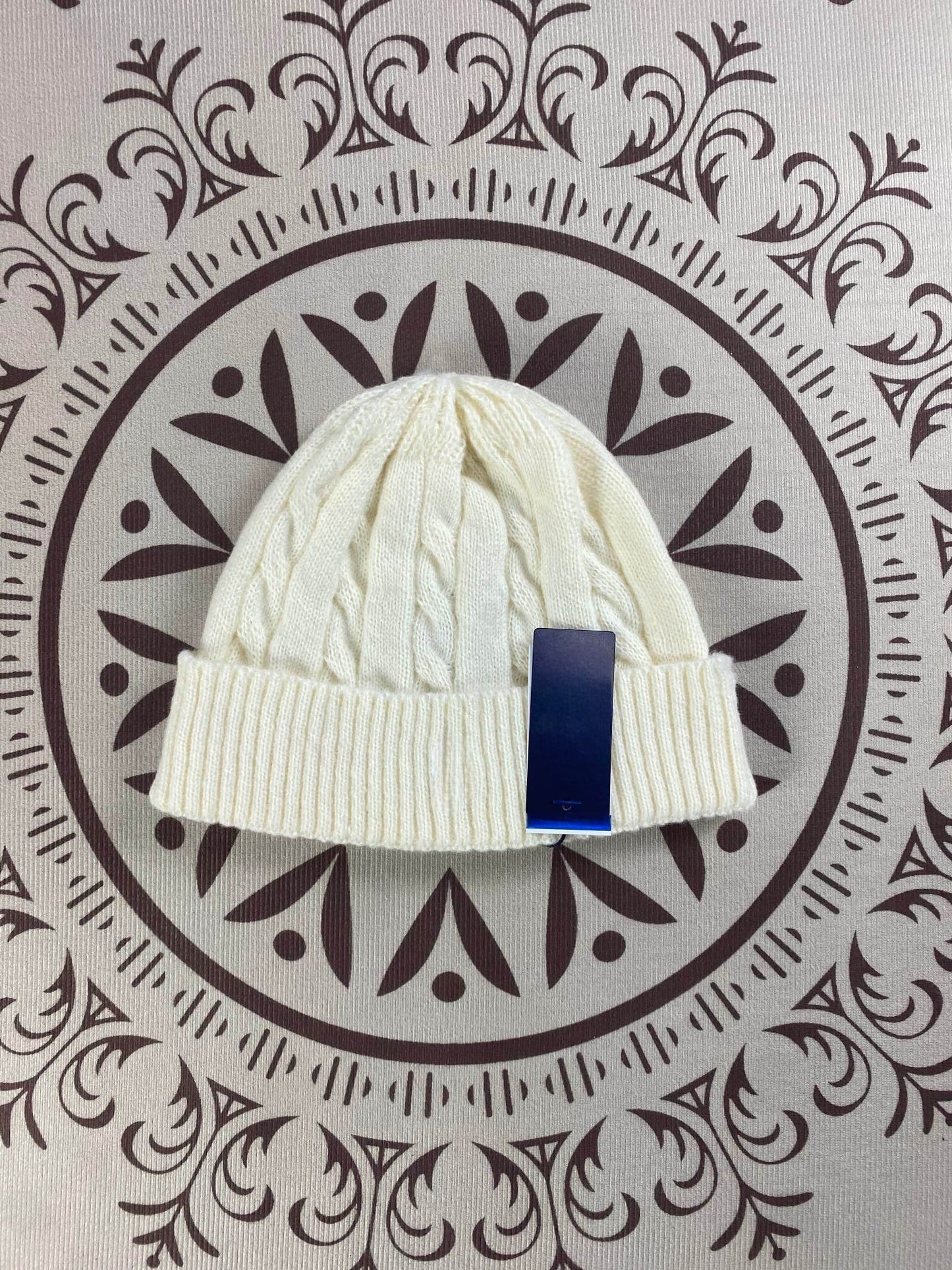 Men's and women's wild embroidered knitted hats windproof and cold-proof hats